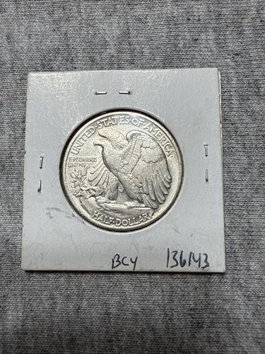 1943 P hochwertiges Silber Walking Liberty Half Dollar - Bild 2 von 6
