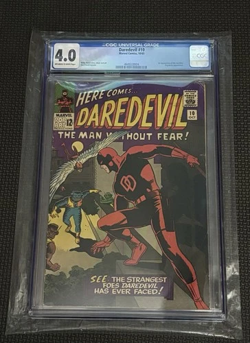 Daredevil  🔑 Issue No.10 Cgc Graded 4.0  Really Affordable, Ships  Fast