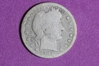 Estate Find 1907 D Barber Quarter Dollar #K62143