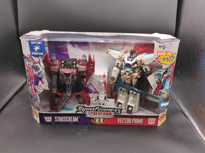 transformers cybertron Starscream Vs Vector Prime Toys R Us Exclusive 