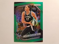 2025 Panini Prizm WNBA Green Prizm #49 Megan Gustafson