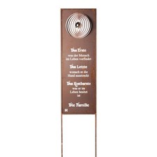 Gartenschild Edelrost Rostdeko Deko Metall Outdoor Spruchtafel FAMILY