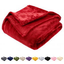 Extra Large Fleece Blankets Mink Throw Faux Fur Blanket Sofa Bed Travel Throw UK