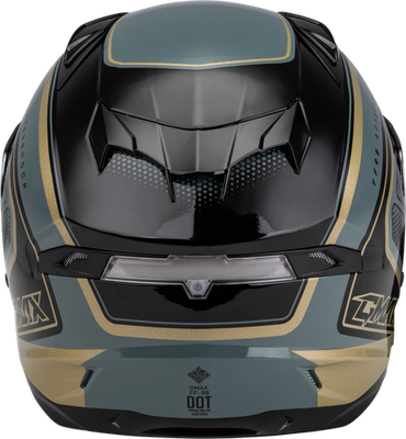 GMAX FF-98 Aftershock Helmet Grey/Gold Metallic Medium F19841025