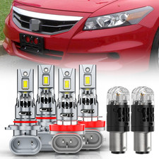 For Honda Accord Coupe 08-12 Led Headlight Hilo Beamturn Signal Light Bulbs 6x For Honda Accord Coupe 08-12 Led Headlight Hilo Beamturn Signal Light Bulbs 6x