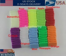 100 Packs Dental Orthodontics Ortho Wax 10 Fruit Scent Braces Gum Irritation