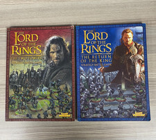 2 LORD OF THE RINGS RULE BOOKS MIDDLE EARTH STRATEGY BATTLE GAME GAMES WORKSHOP