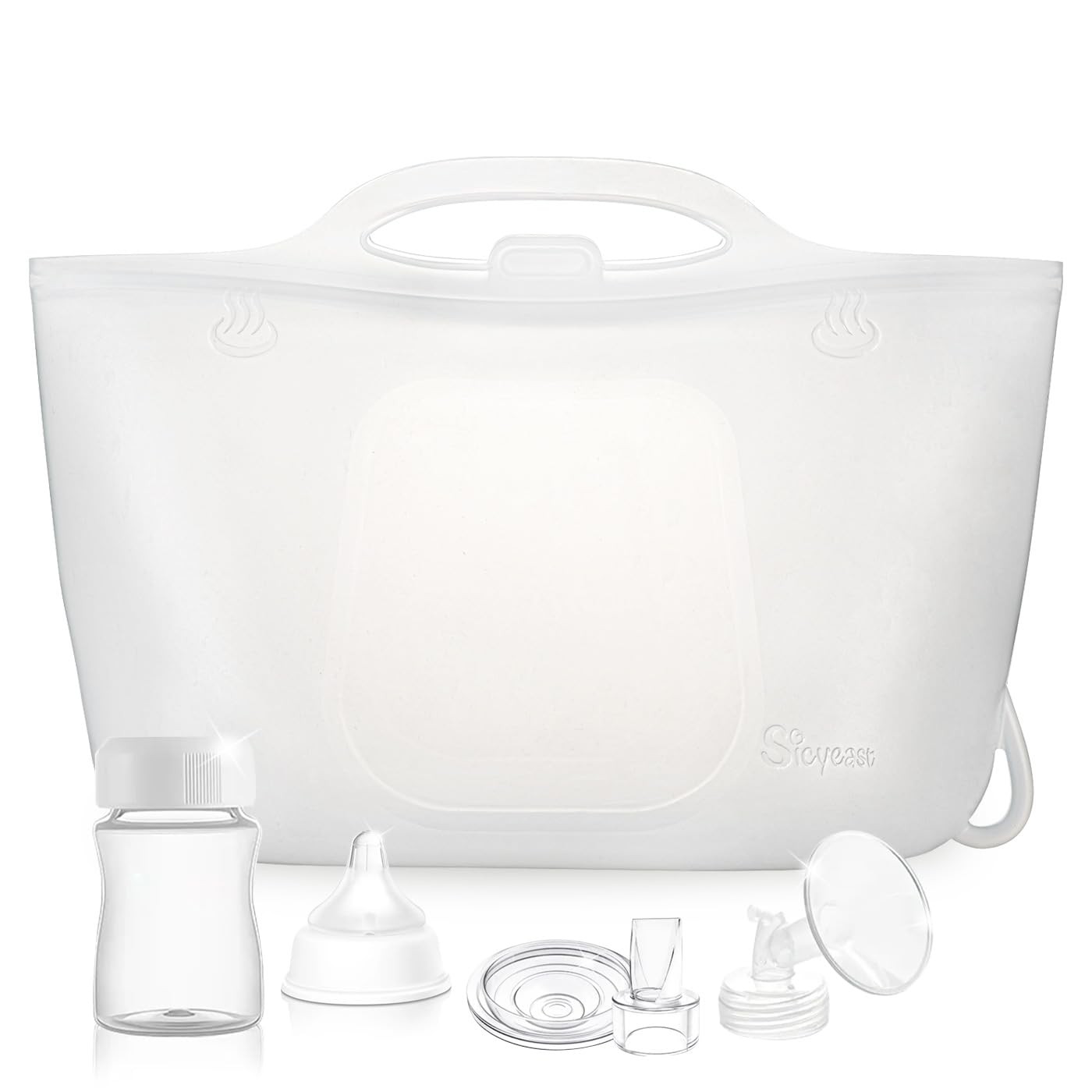 Silicone Travel Bottle Sterilizer Bags | 2000ml Microwave St