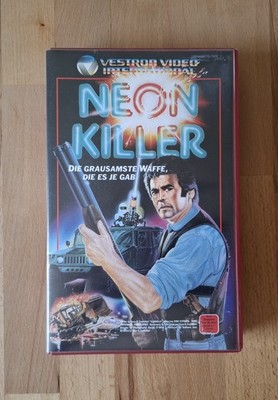 Vestron Video   NEON KILLER  Die grausamste Waffe...   VHS Rarität  FSK18 