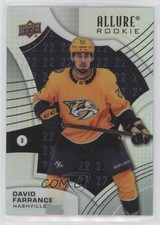 2021-22 Upper Deck Allure Rookies Number 77/199 David Farrance #136 4et