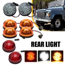 73mm FOR LAND ROVER 90 / 110 DEFENDER FRONT REAR LED SIDE INDICATOR TAIL LIGHTS