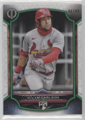 2021 Topps Tribute 2021 Rookies Green 40/99 Dylan Carlson #21R-DC RC uk2