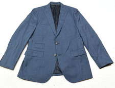 J.Crew LUDLOW Loro Piana Zelander Dream Blazer Mens 40R Blue Slim Two-Button