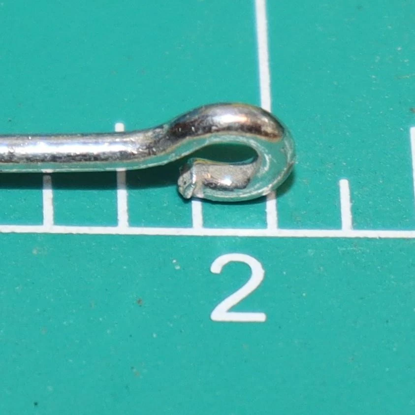 One Lot of 100 Mustad 34091D Open Eye # 5/0 Tinned Oshaughnessy Hook - Image 3 of 4