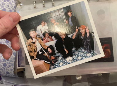 Official BTS WINGS Group Photocard Rare Misprinted
