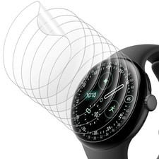 Tiorecime 8 Pack Screen Protector for Google Pixel Watch 4/3-45mm, Clear