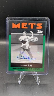 2021 Topps Once Upon A Time In Queens Cousin Sal Green Autograph 61/99 24-A Mets