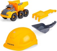 Dickie Toys Volvo Tough Hauler Baustellen Set Muldenkipper ZubehöR