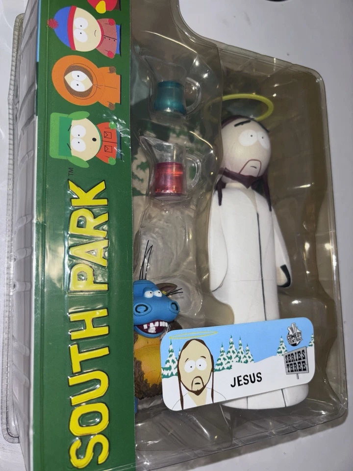 Figura de acción South Park Mezco Jesus 2006 sellada nueva Foto 3 de 4