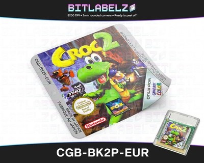 Croc 2 [CGB-BK2P-EUR] Game Boy Color Label