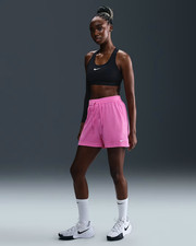 Pantalones cortos de baloncesto Nike Essential Dri-Fit de malla rosa juguetón XXL