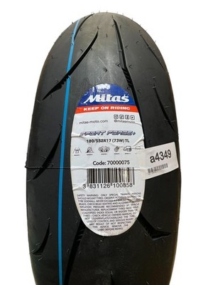 DOT: 2025 Mitas 180/55 R 17 73W ZR Motorradreifen Sport Force+ TL hinten