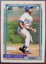 1992 Topps - Lenny Harris #92 Gold Winner