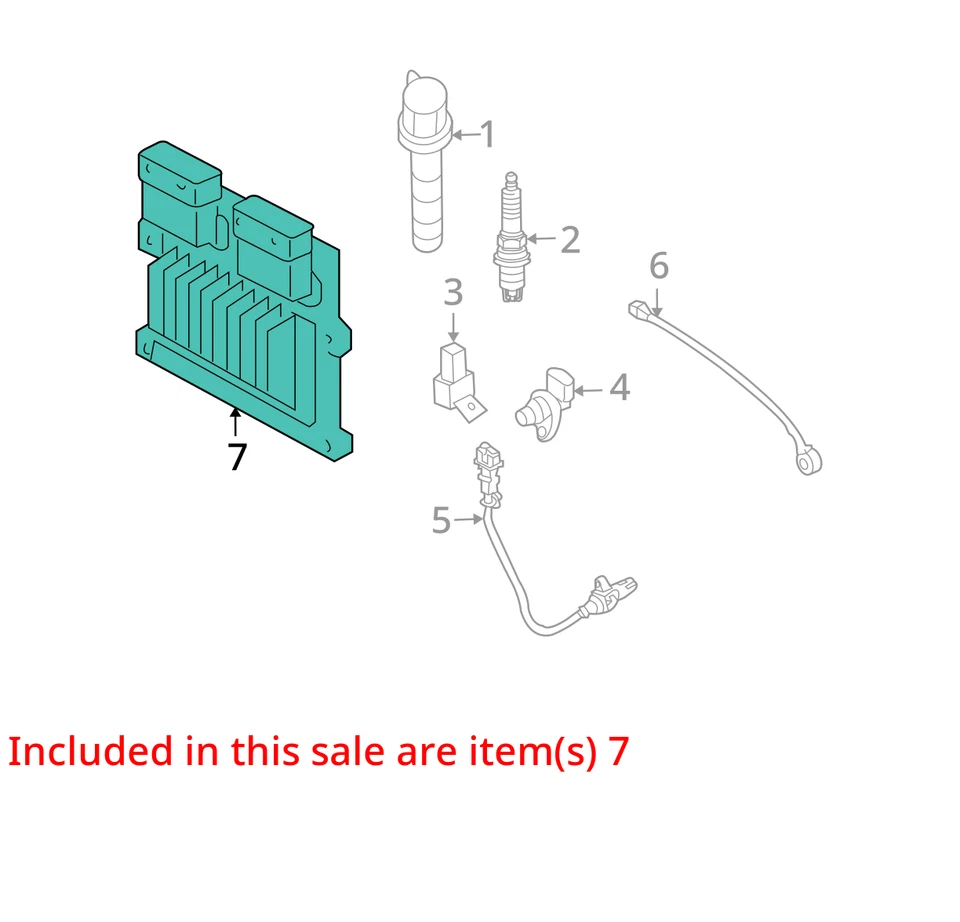 Computadora de control del motor Kia Optima 2006-2008 ecu pcm ecm pcu oem usada en excelente estado Foto 3 de 4