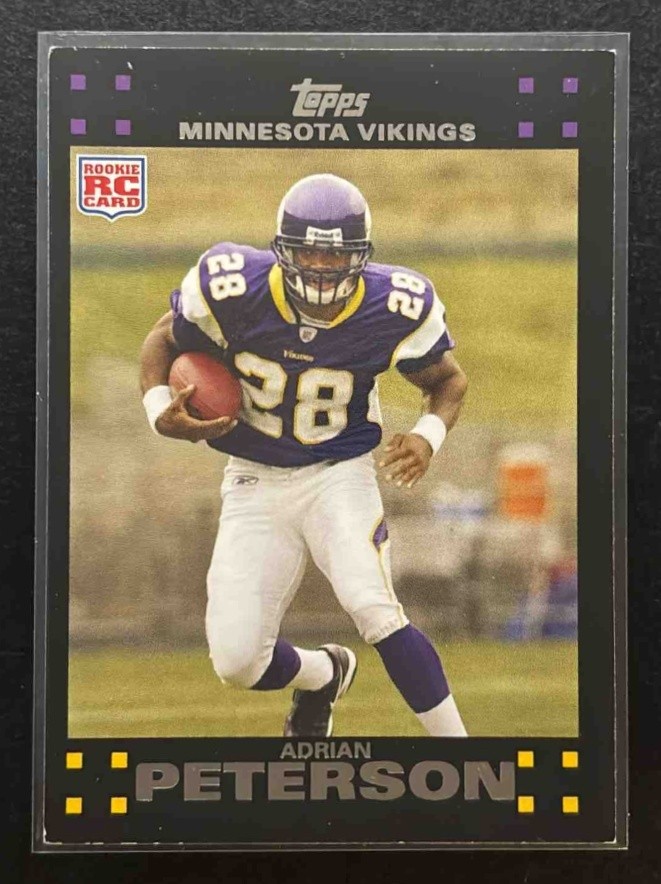 2007 Topps Adrian Peterson #301 Rookies RC Vikings