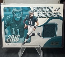 2021 Panini Score Freshman Flashbacks Carson Wentz #FF4 Eagles NFL
