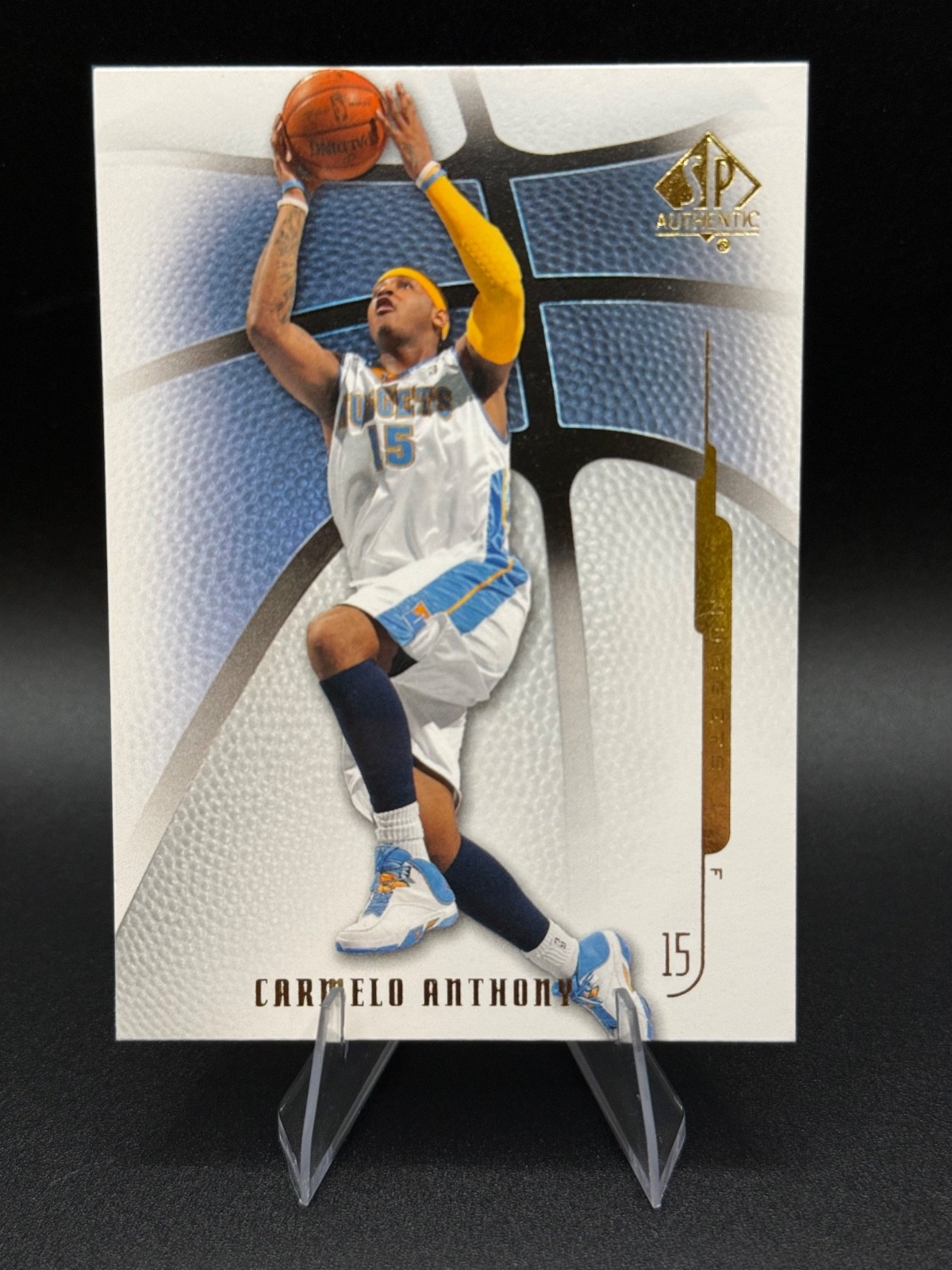 2008-09 SP Authentic - Carmelo Anthony #62- Denver Nuggets CC3