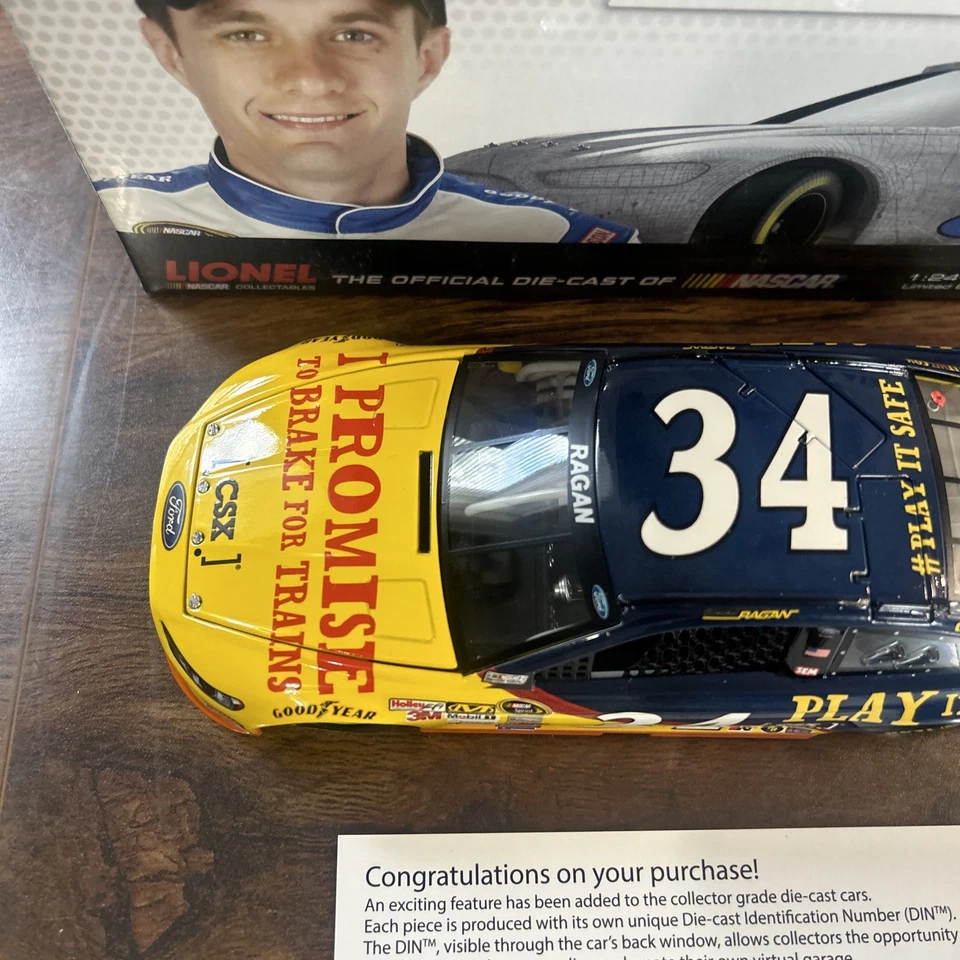 David Ragan #3 - 2014 CSX Ford Fusion NASCAR Die-cast Model 1 of 631 Action - Image 2 of 4