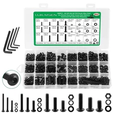 860PCS Metric Screw Assortment Hex Button Head, 860Hex Head 