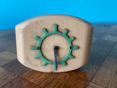 Uhr Küchenuhr  Linus Dähnert 30er/4oer Puppenhaus Puppenstube dollhouse clock