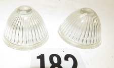 2 Vintage Electroline Clear Bullet Glass Turn Signal Lenses