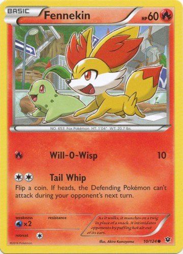 Fennekin - 10/124 - Common - Near Mint
