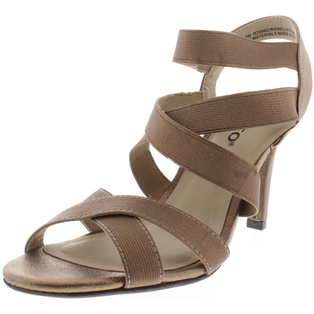 Женские босоножки Rialto Roselle бронзового цвета с ремешками на каблуке 75 см BM BHFO 1290 3690₽