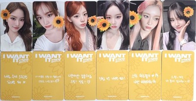 STAYC I WANT IT OFFICIAL PHOTOCARD -APPLE -WEVERSE (select