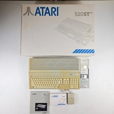 Atari 520STFM 520 ST FM Computer w/ Accessories Box  Foam Floppy Doesn't Work