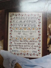 Margaret & Margaret Inc Birth Sampler Cross Stitch Pattern (Item 216)