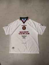 VTG Manchester United 1996/97 Umbro Away Shirt Men 2XL Double Winners Embroidery