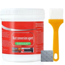 Water-Based Metallic Paint,Rust Removal Converter Metallic Paint,Rust Remover...
