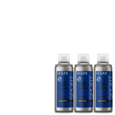 3x200ml SUPERDRY Sport Funky Blue RE:Start Deodorant Body Deospray