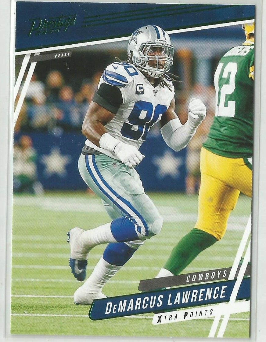 DeMarcus Lawrence Dallas Cowboys 2020 Prestige Football #74 Green Parallel