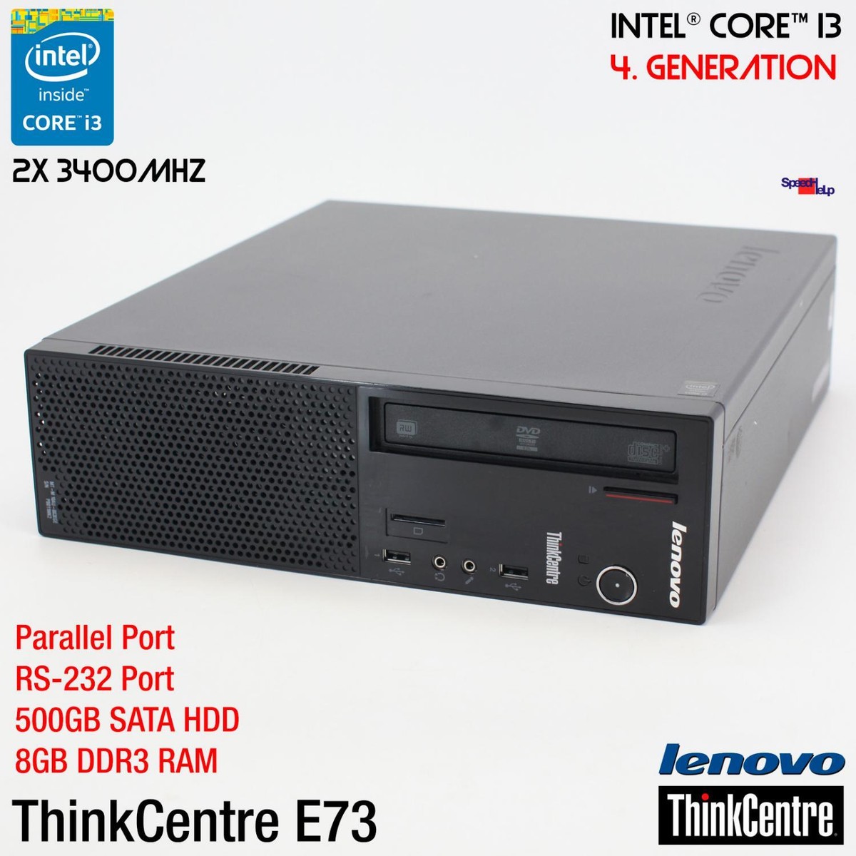 IBM LENOVO THINKCENTRE E73 4130 Computer PC RS-232 Parallel LPT