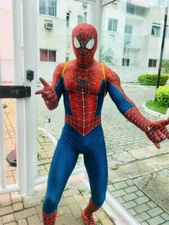 Classic Raimi Spider-Man Cosplay Costumes Spiderman Suit Zentai Halloween Props