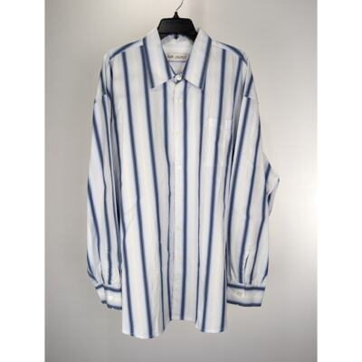 Our Legacy Q:2 / Borrowed Shirt in Blue/White BNWT 52
