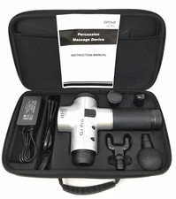 Opove Massage Gun Muscle Massager Deep Tissue Percussion Portable g3 Pro Silver
