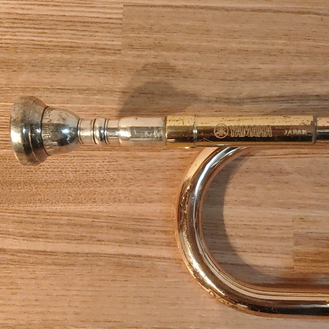 YAMAHA YTR-3320 Trumpet Silver Plated with Hard Case Good