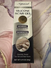 Silicone Scar Gel: Silicone Gel for Scars - Improve Scar Appearance for Old and